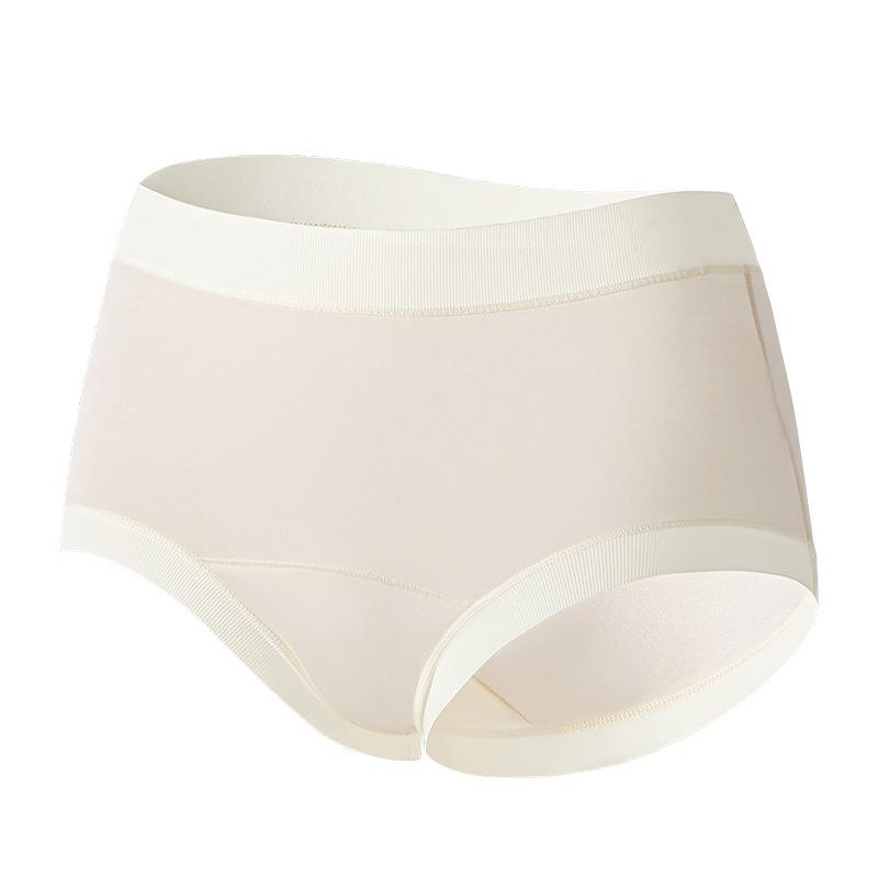 Female Spring and Summer Breathable 10A Antibacterial Pure Cotton Crotch Without Trace High Bounce Briefs
