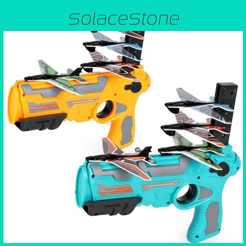 Exciting Toy Gun Nerf Foam Airplane Launcher For Safe Outdoor Fun And Air Battles