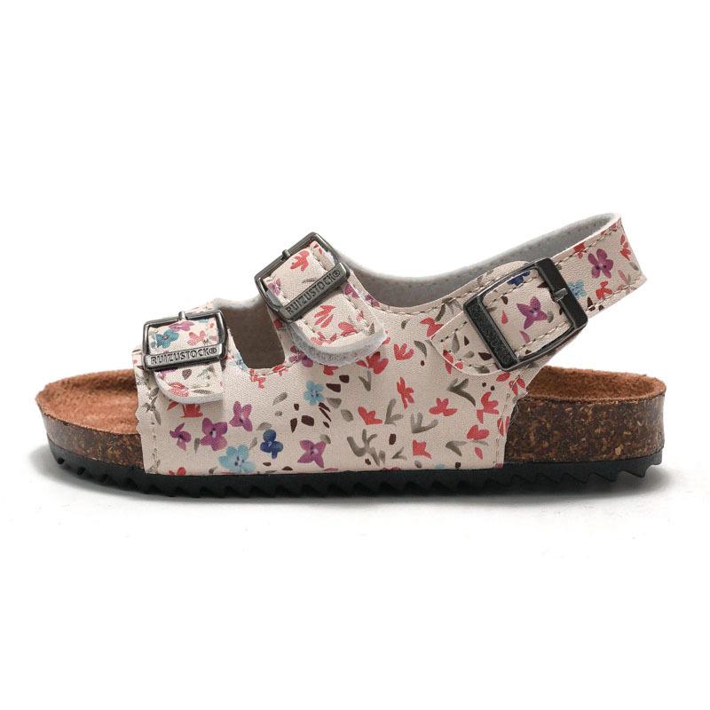 2026 Spring/Summer Children Boys Girls Cork Sandals One-word Shoes Flip-flops Tide Beach Edition KWN