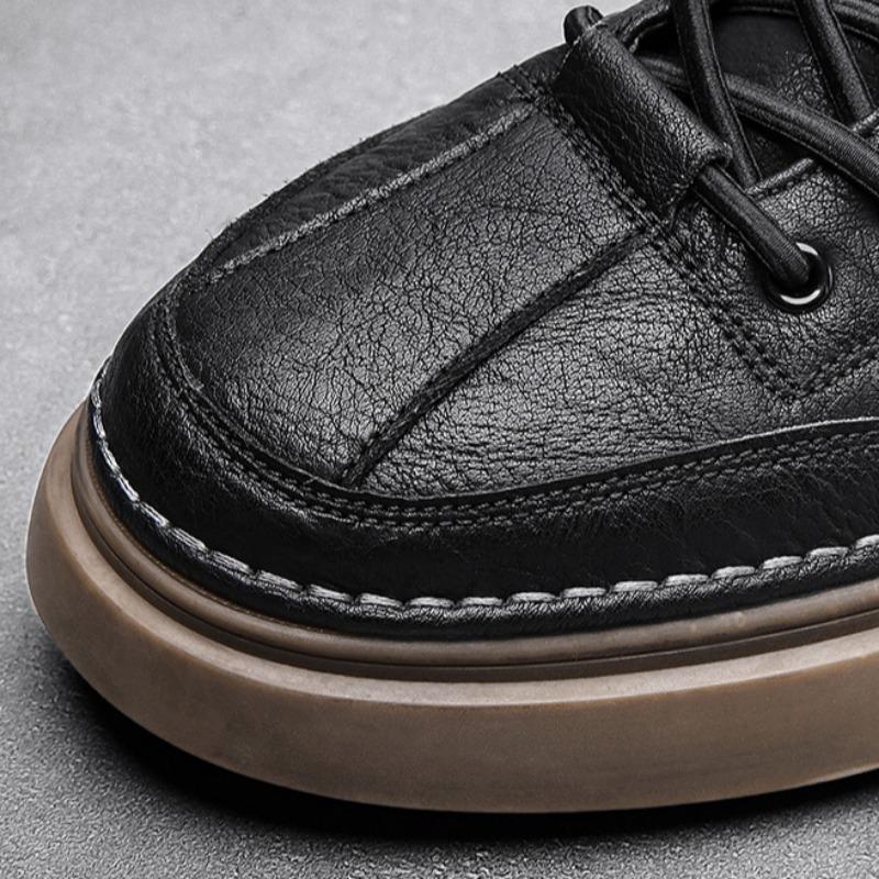 Men's Classic Leather Shoes Autumn Comfortable Platform Casual Sports Shoes Male Vulcanized Shoe Flats Sneakers Loafers  Sale