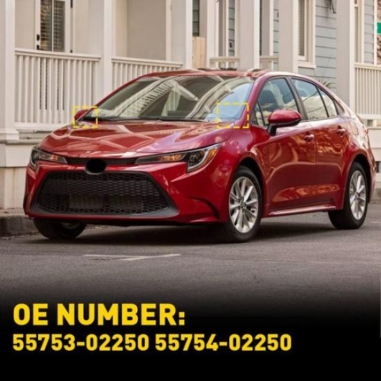 Windshield Wiper Side Cowl Extension Shield Cover For 20 21 22 Toyota Corolla EA