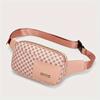 Girl S New Sports Chest Bag  Mobile Phone Fanny Pack  Large Capacity Portable Fashion Outdoor Satchel Bag