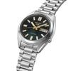 Seiko SRPL57K1 5 Sports SNXS Stainless Steel Automatic Watch for Men, 37.4mm Case, Green/Silver