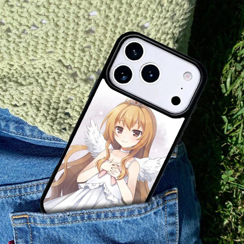 Süßes Kawaii Japanisches Mädchen Manga Handyhülle Cover für IPhone 11 12 13 14 15 16e 17 Pro Max Hülle für IPhone 17 Air