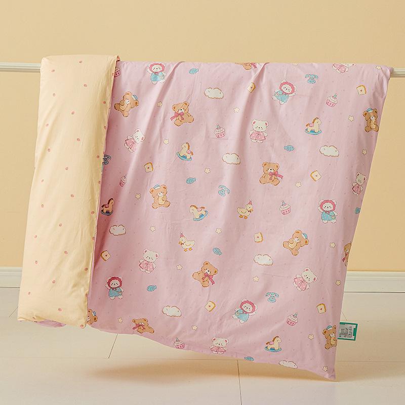 Kids' Bean Fleece Duvet Cover: Double-Sided for Infants, Girls & Boys