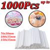 100-1000Pcs Paper Lollipop Stick Plain White Candy Lolly Pop For Party Dining Diy Making Chocolate Sucker Sticks Cake Lollipop