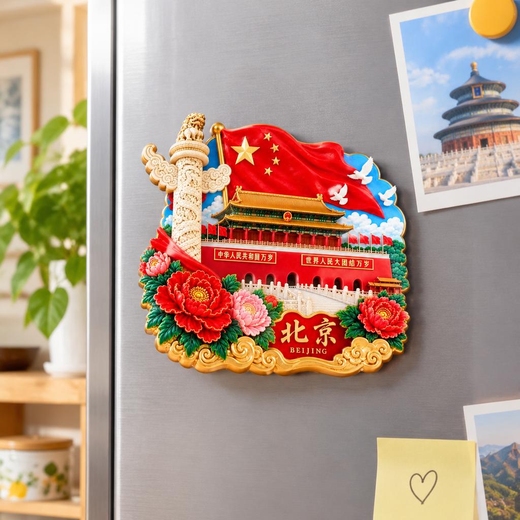 3D Resin Relief Fridge Magnet