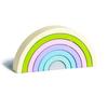 Arch Bridge Rainbow Building Blocks Kids Wood Stacker Baby Toy Color Cognitive Children Montessori Educational Wooden Toys