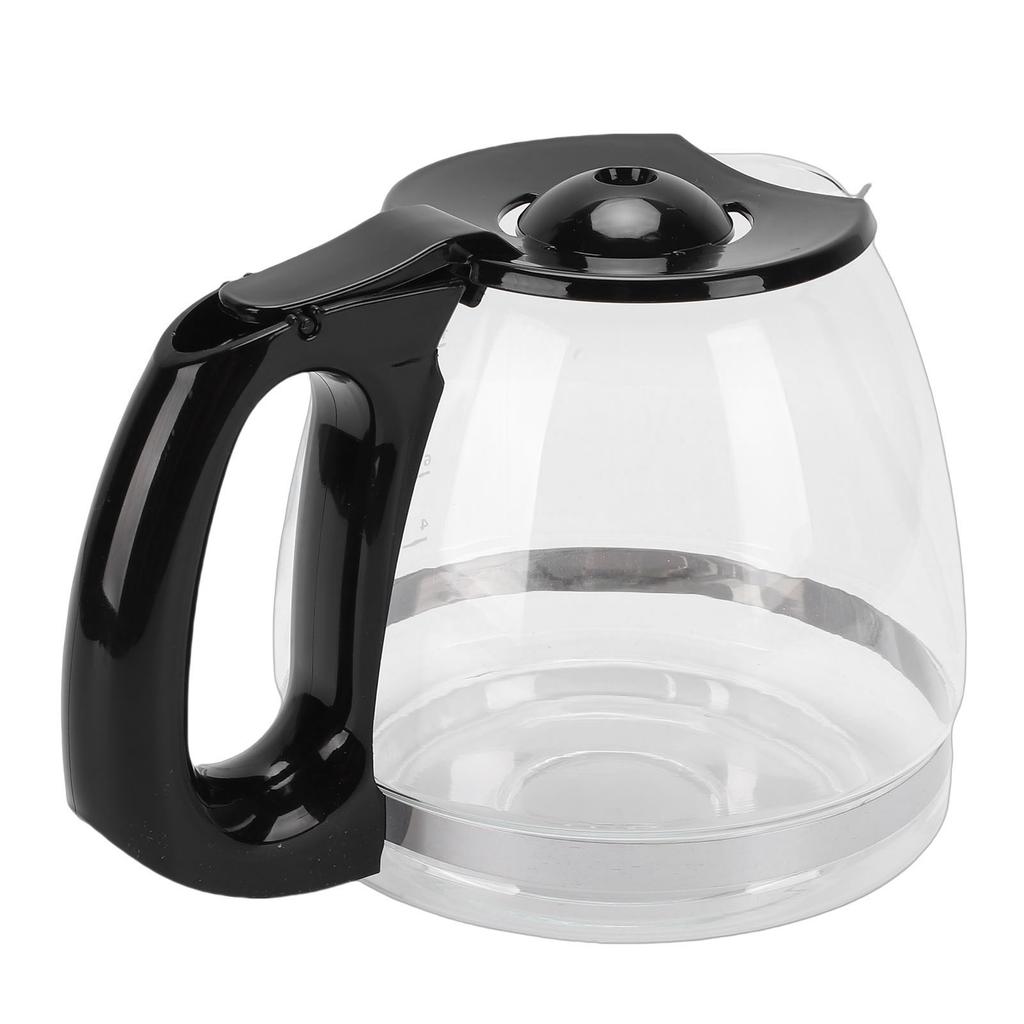Glass Coffee Pot Easy to Clean Heat Cold Proof Coffee Maker Replacement   with Handle