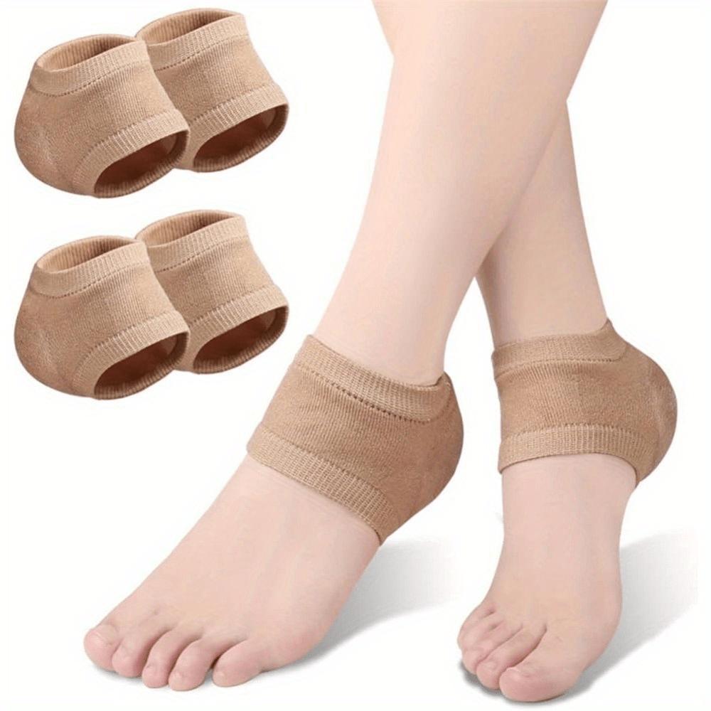 Heel Cushion Inserts for Shoes, Enhancing Walking Comfort -Plantar Heel Protectors - Breathable Knitted Construction