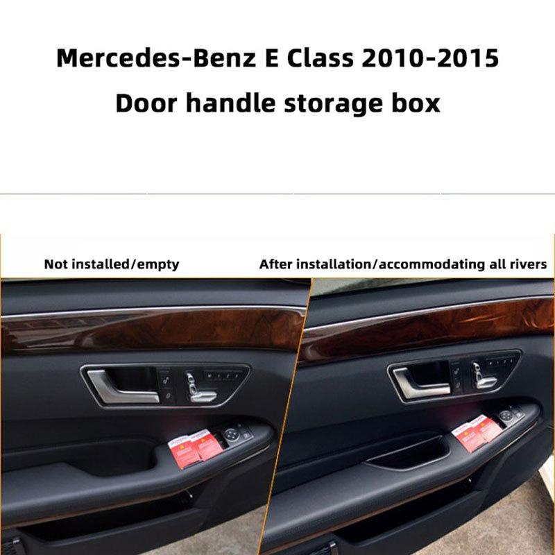 Car Front Rear Door Armrest Handle Storage Box Interior Trim For Mercedes Benz E Class W212 2010 2011 2012 2013 2014 2015 2016