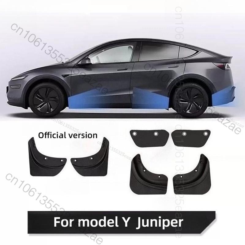 Mud Flaps For Tesla model YL Y Juniper 3 Highland 2026 2027 Mud Flap Splash Guard Mudguard Fender Mud Flaps Accessories
