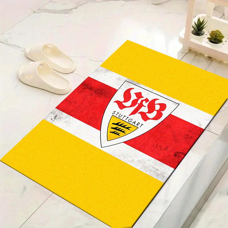 Stuttgart Football Club Carpet Rug for Living Room Bedroom Home Sofa Decoration, Kids play Non-slip Floor Mat