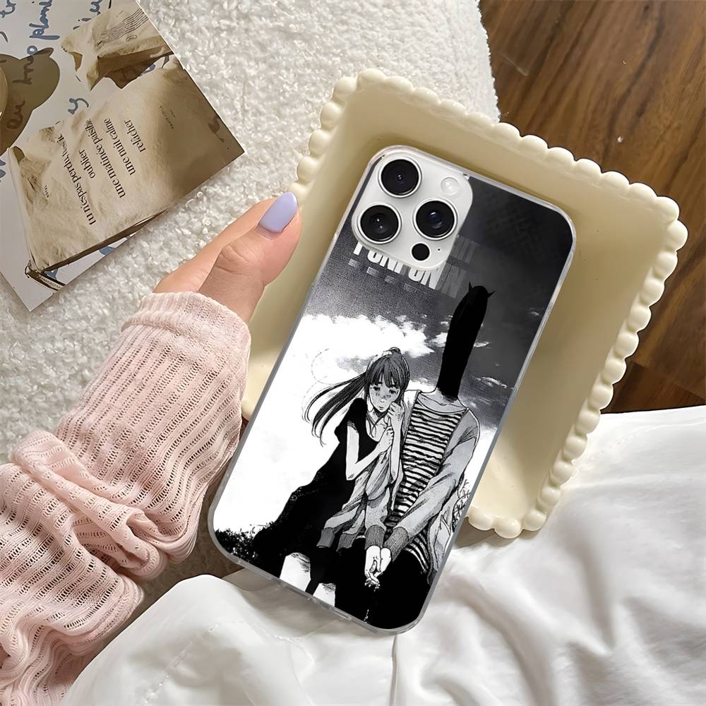 Goodnight Punpun Phone Case Phone Case For iPhone 17 16 15 14 13 12 Pro Max Plus Fantasy Glitter Aurora Water Ripple Cover