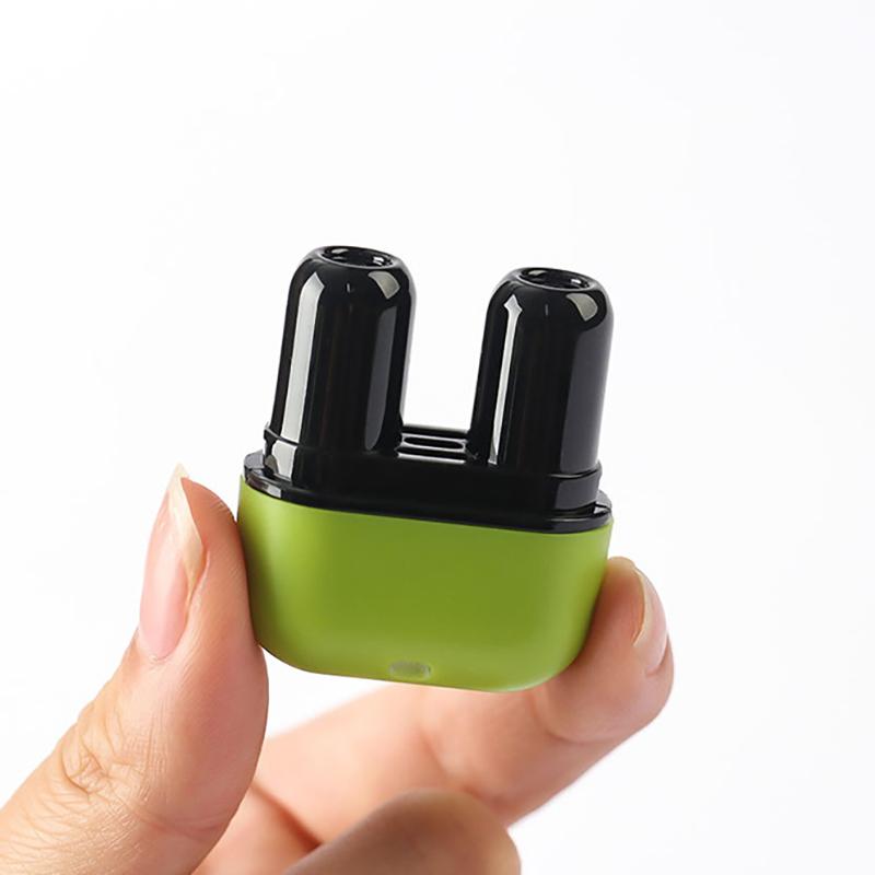 10Pcs Double-Hole Design Nasal Inhaler Stick Empty Tube Small Nasal Tubes Inhaler Plastic Avoid Sleepiness Device Empty Tube