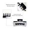 Hair Claw Soft Silicone Anti-slip Teeth Back Head Hair Clip