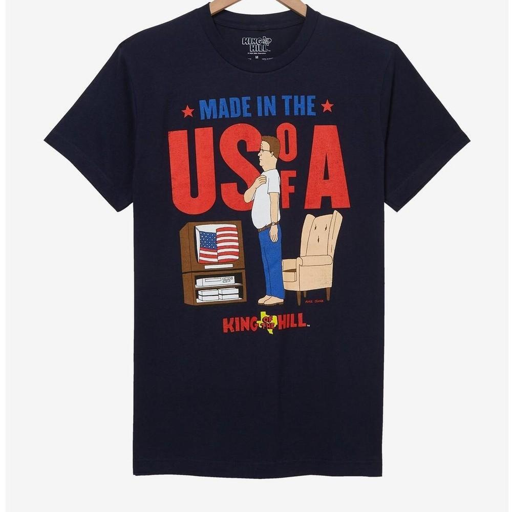 King of the Hill Hank Hill Made in the USA Tee Shirt New Unisex T-Shirt XXL