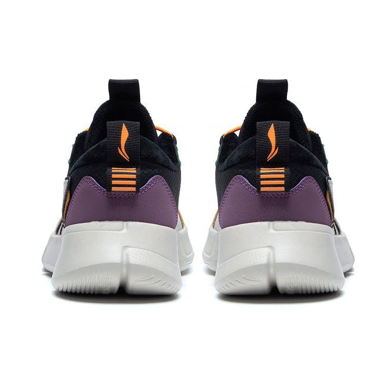 Li Ning Kids Sports Lifestyle Series Fashion Classic Letter Color Block Low Top Casual Shoes Kids Casual Shoes YKCS192-7