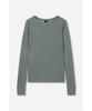 Jaa [Jaah] Women'S Wool Blended Round Neck T-Shirt_Light Green