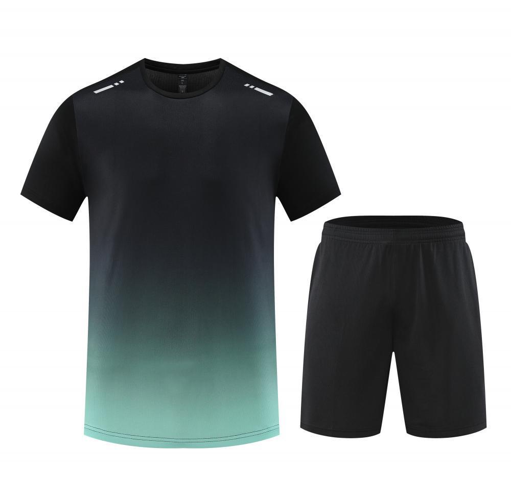 Unisex Summer Sports Casual Set - Ice Silk, Quick-Dry, Breathable, 150g Fabric
