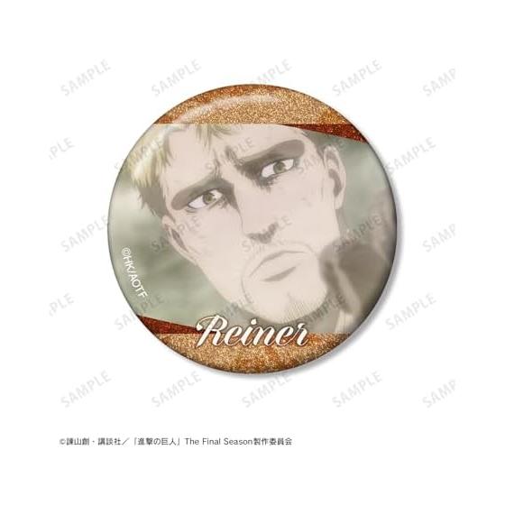 Attack On Titan Anime Reiner Scene Photo Glitter Can Badge Set of 3