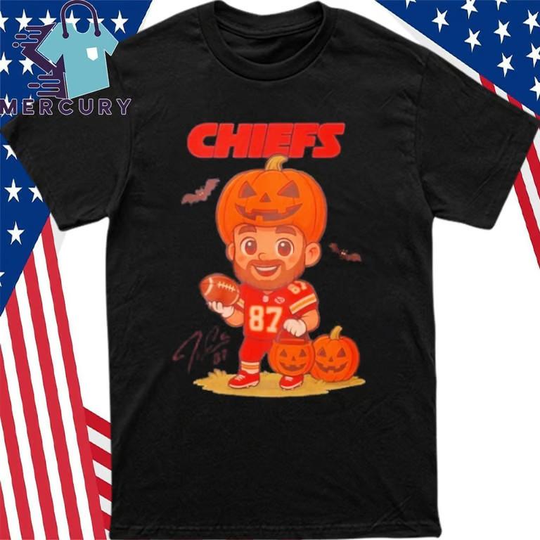 Travis Kelce Chiefs Halloween 2025 T-Shirt Unisex T-Shirt M