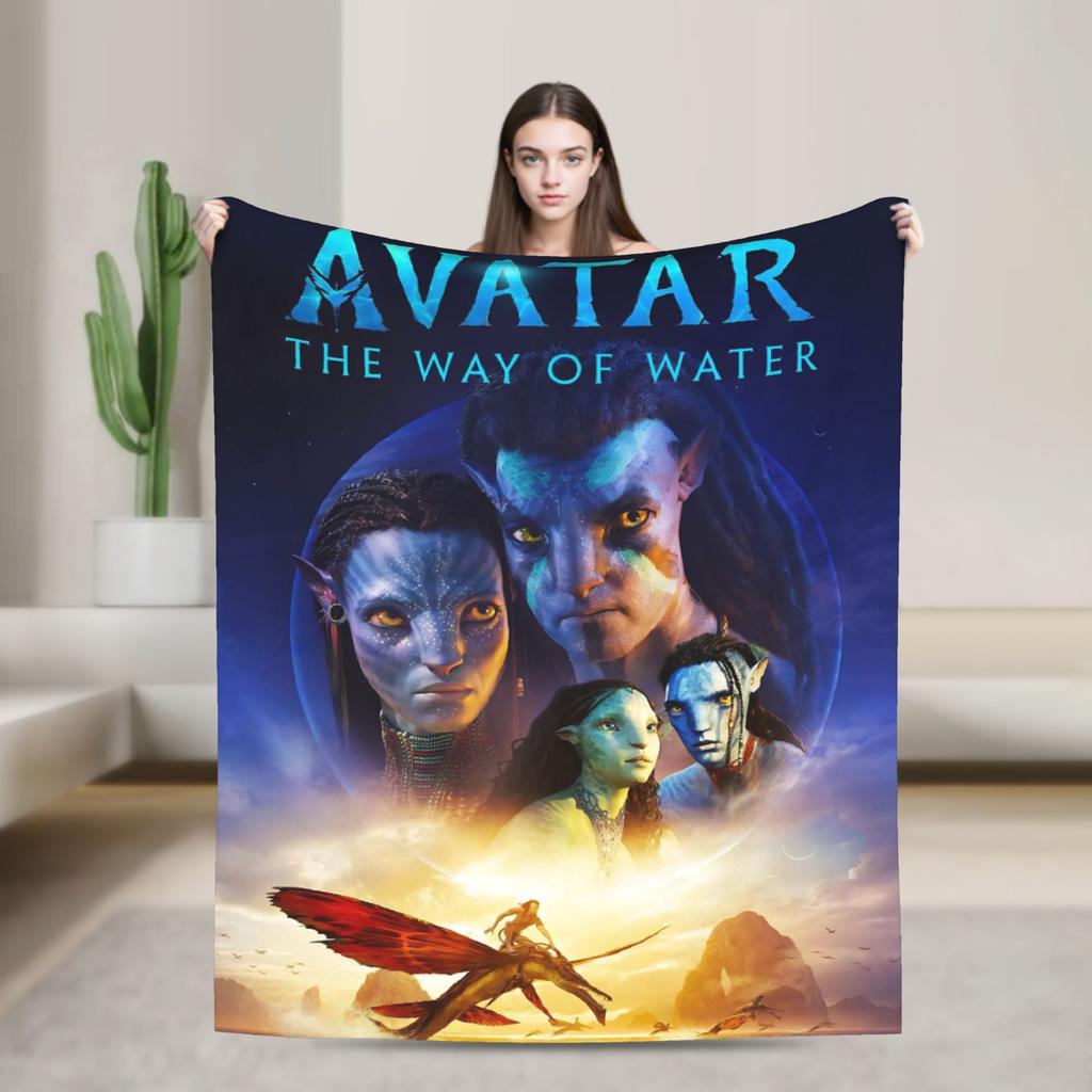 Films Avatar Blankets Quality Warm Soft Bedding Throws Winter Children Outdoor Street Trend Bedspread