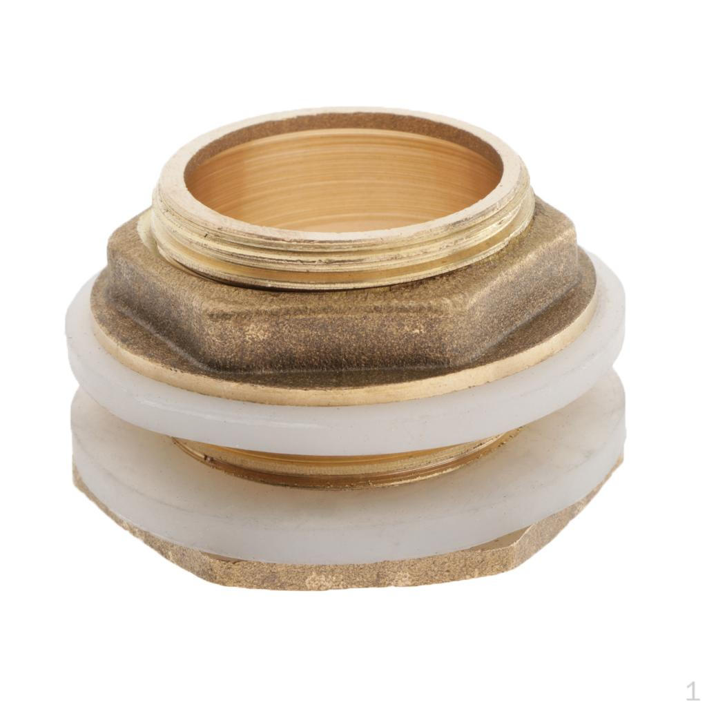 

Латунный соединитель резервуара для воды с резиной отсутствие утечки для танков DN25 26mm