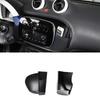 2pcs Car Interior Accessories For Smart Fortwo Forfour 453 2015-2021 Car Styling LED Screen Panel Storage Box Organizer
