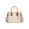 Handbag Mercer Classic Presbyopia Metal Logo Commuting Cowhide and Artificial Leather Shoulder Bag Small Women's Vanilla White/Acorn