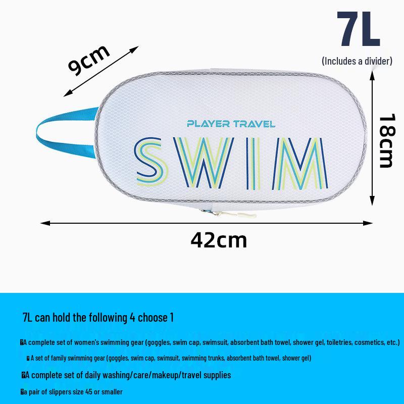 Waterproof Portable Swim Bag: Handbag for Swimsuit, Sports, Fitness, and Travel