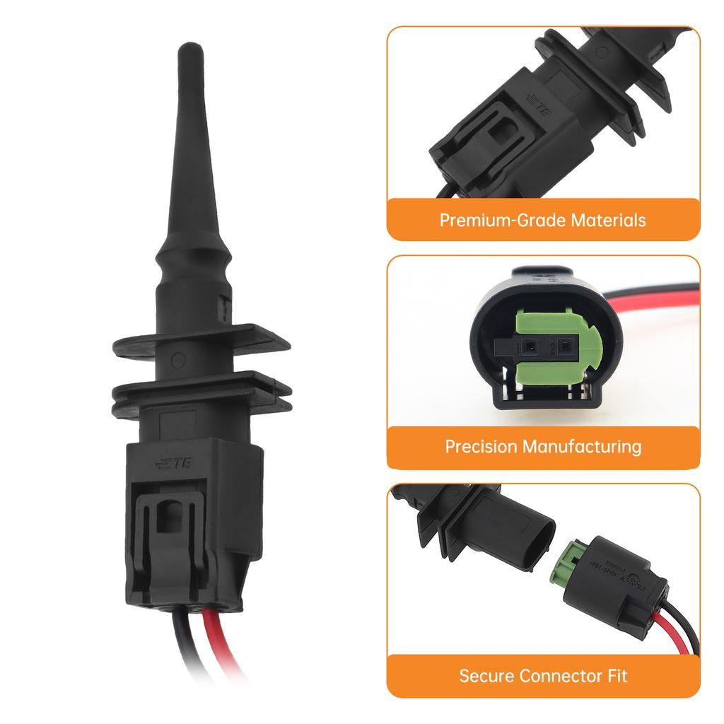 Lufttemperatursensor passend für Land Rover /Mini mit Anschlusskabelstecker, Kühlmittel-Wassertemperatursensor