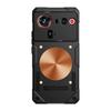 Compatible with Nubia Z80 Ultra Ice Armor Cooling Phone Case, Z70 Ultra Brass Heat Dissipation Shockproof Protective Case