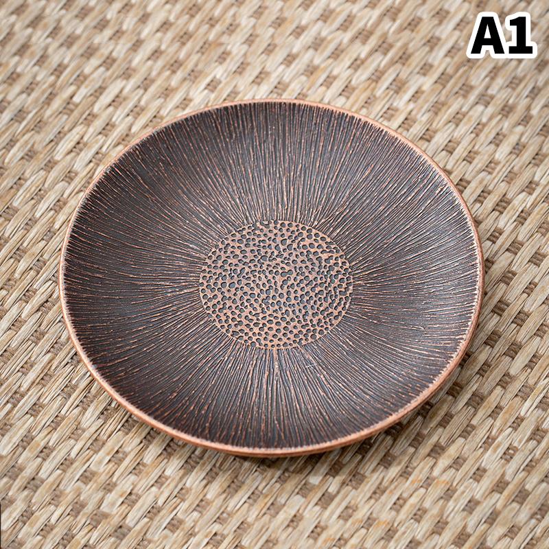 Legierung Untersetzer Dekorativ Zen Antikes Design Kung Fu Teetasse Matte Rutschfeste Kaffeepads für Einweihungsgeschenk Teezeremonie