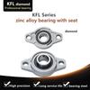 KFL08 KFL000 KFL001 KFL002 KFL003 KFL004 KFL005 006 Diameter  Bore Diameter Self Aligning Zinc Alloy Flange Pillow Block Bearing