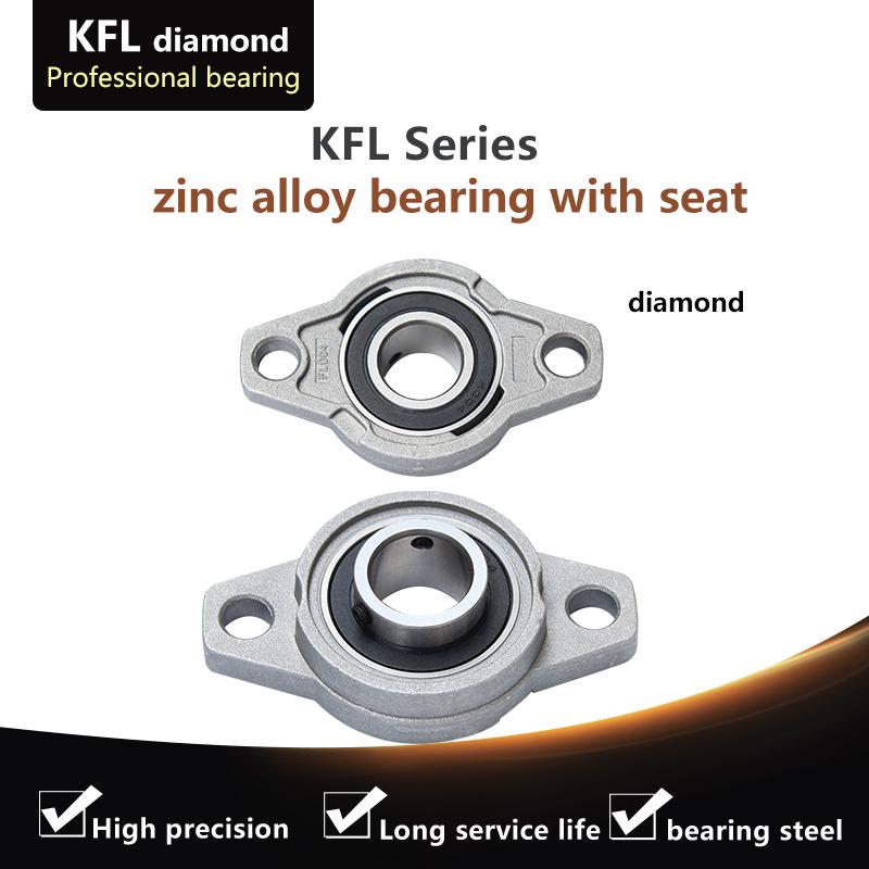 KFL08 KFL000 KFL001 KFL002 KFL003 KFL004 KFL005 006 Diameter Bore Diameter Self Aligning Zinc Alloy Flange Pillow Block Bearing