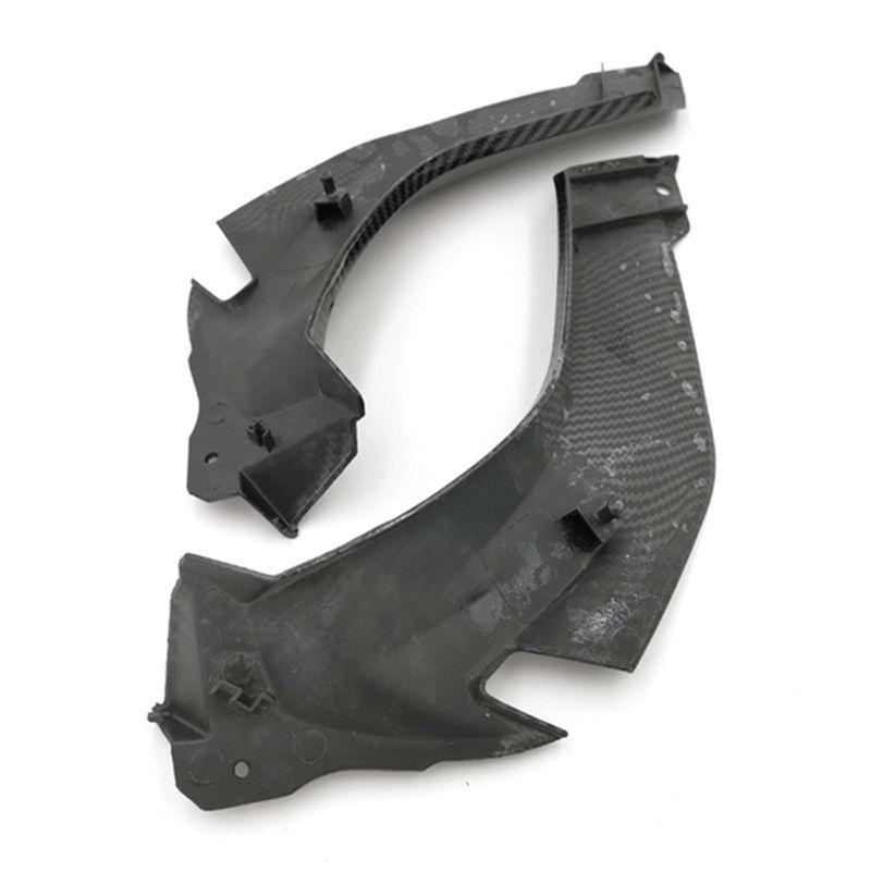 Authentic Motorcycle Front Dash Handle Bar Air Cover Fairing Carbon Fiber For Kawasaki ZX-10R ZX10R 2011-2015