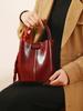 Red Bucket, Mother And Child Bag, Women'S High-End Bridal Wedding Bag, Gift, Simple And Versatile Handbag, Commuter Messenger Bag