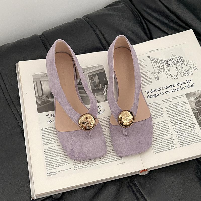 Niche Fashion Retro Herringbone Toe Cool Slippers Women's Summer New Design Sense Shallow Mouth Inner Height Increase Fashion Shoes