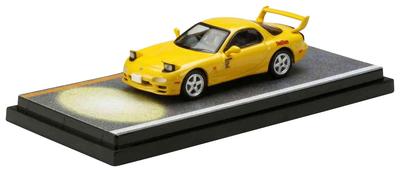HJ64 Mazda D VS Takumi Fujiwara Takahashi Keisuke Driver Figure Included Completed Product 1/64 RX-7 (FD3S)RED SUNS/Initial