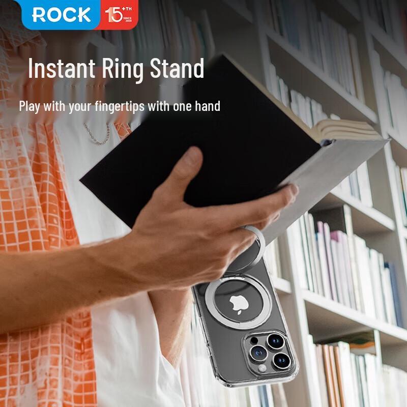 ROCK Crystal Shield Magnetic Stand Case