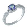 Silver Ring with Mystic Topaz 0.638ct (1959121) 2.27 Gr. 925 Samples