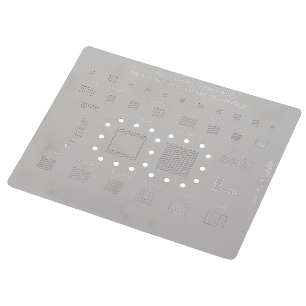 BGA Reballing Stencil Template Stainless Steel Portable High Temperature Resistant Reballing Rework