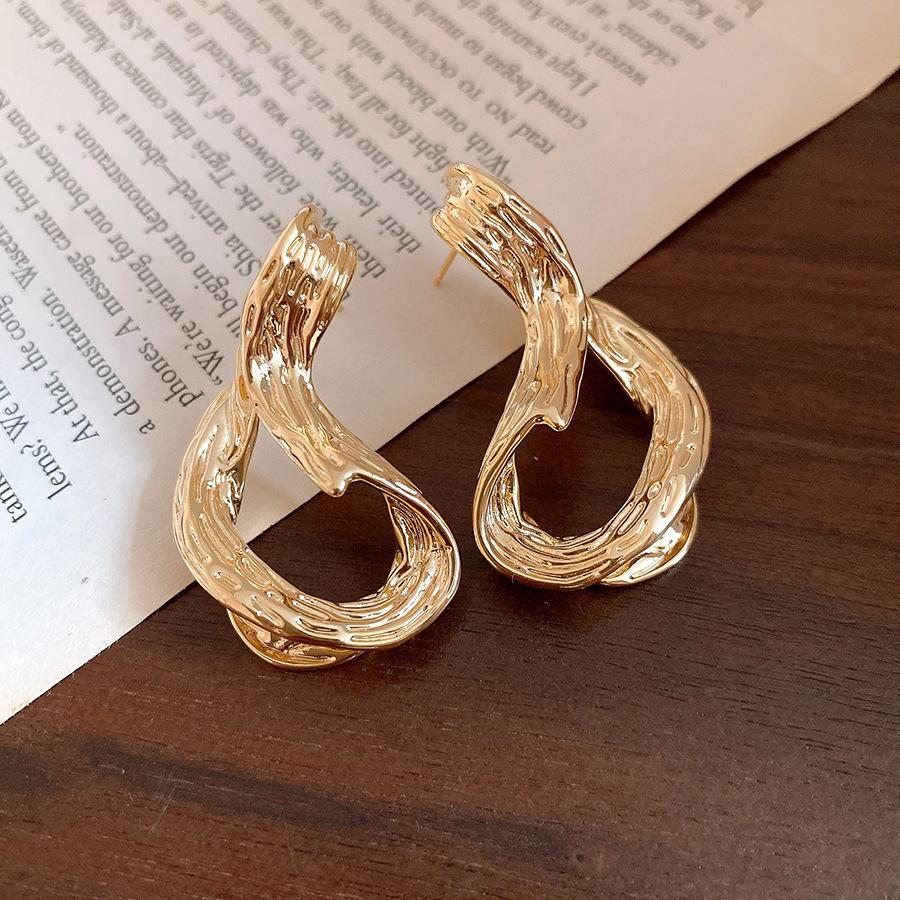 Geometric Pendant Earrings Minimalist Women Jewelry