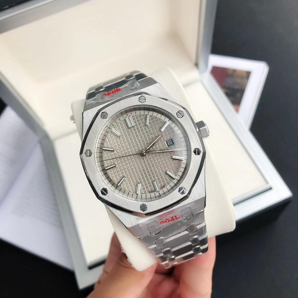 

Love Home Royal Oak 15500 Серия Offshore Мужские Автоматические Механические Часы со Стальным Браслетом