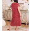 Women's Comfortable Floral Mid-Length Nightgown - Spring/Summer