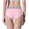 5PCS Cotton Knit Women's Underwear Triangle Panties Plus Size Comfortable Breathable Soft Fabric Elastic Waistband