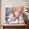 Cute Mme anime Llove Song cushion cover For Pillow Printing Sofa Decoration Home Car Room Coffee Shop Office Nordic Simplicity