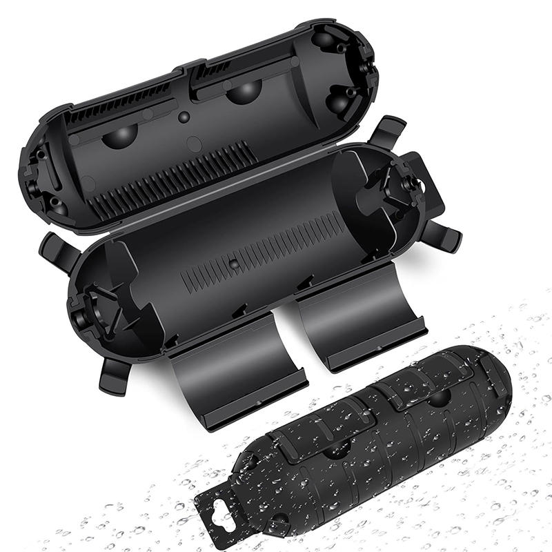 Outdoor Waterproof Electrical Junction Box - IP65 Rated Plastic Enclosure for Garden Security Light Sensor Wire Connection