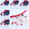 3 Pcs Christmas Party Decor Dreadlocks Bead Christmas Tree Hair Braid Tubes Hair Braid Rings  Gift